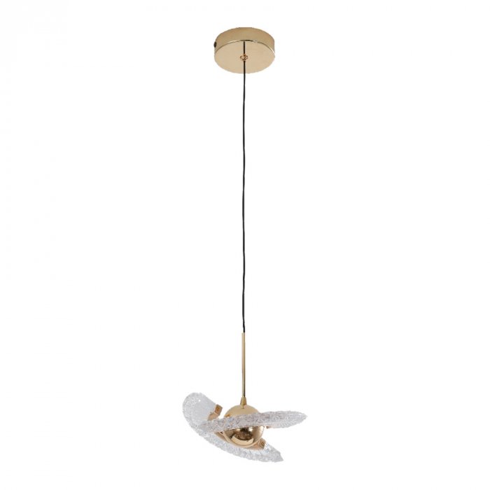 Pendente Led Venom Dourado 7W 3000K Bivolt Ø19X21cm SKY-4029