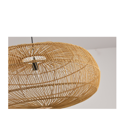 Pendente Ôtaki Ø60cm Rattan Fibra Natural SKY-4046M - SKYLIGHT